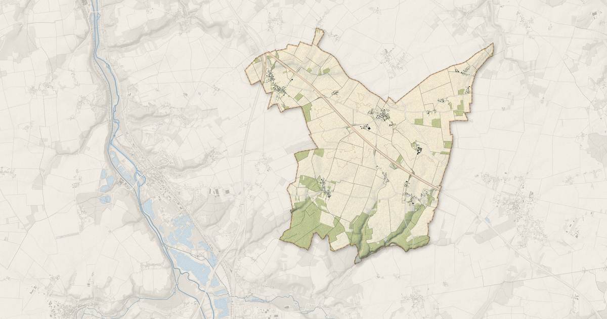 Portrait cartographique de Chaintreaux : relief, eau, forêts, bâti et voies, calculés à partir des données de l'IGN