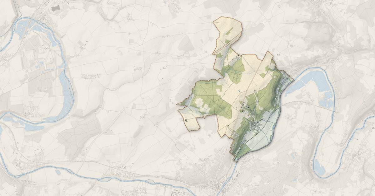 Portrait cartographique de Chamigny : relief, eau, forêts, bâti et voies, calculés à partir des données de l'IGN