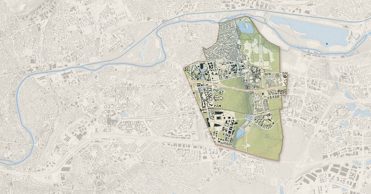 Portrait cartographique de Champs-sur-Marne : relief, eau, forêts, bâti et voies, calculés à partir des données de l'IGN