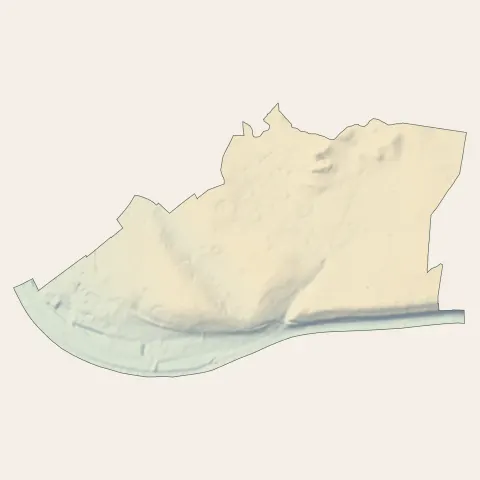Chartrettes : relief