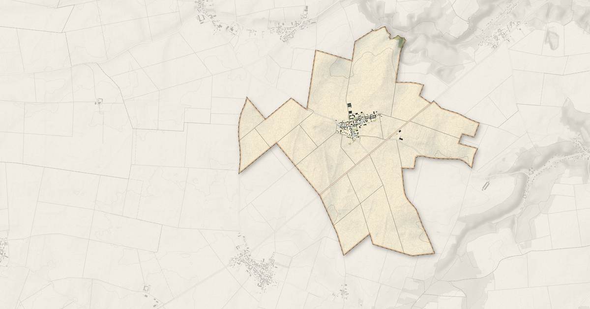 Portrait cartographique de Châtenoy : relief, eau, forêts, bâti et voies, calculés à partir des données de l'IGN
