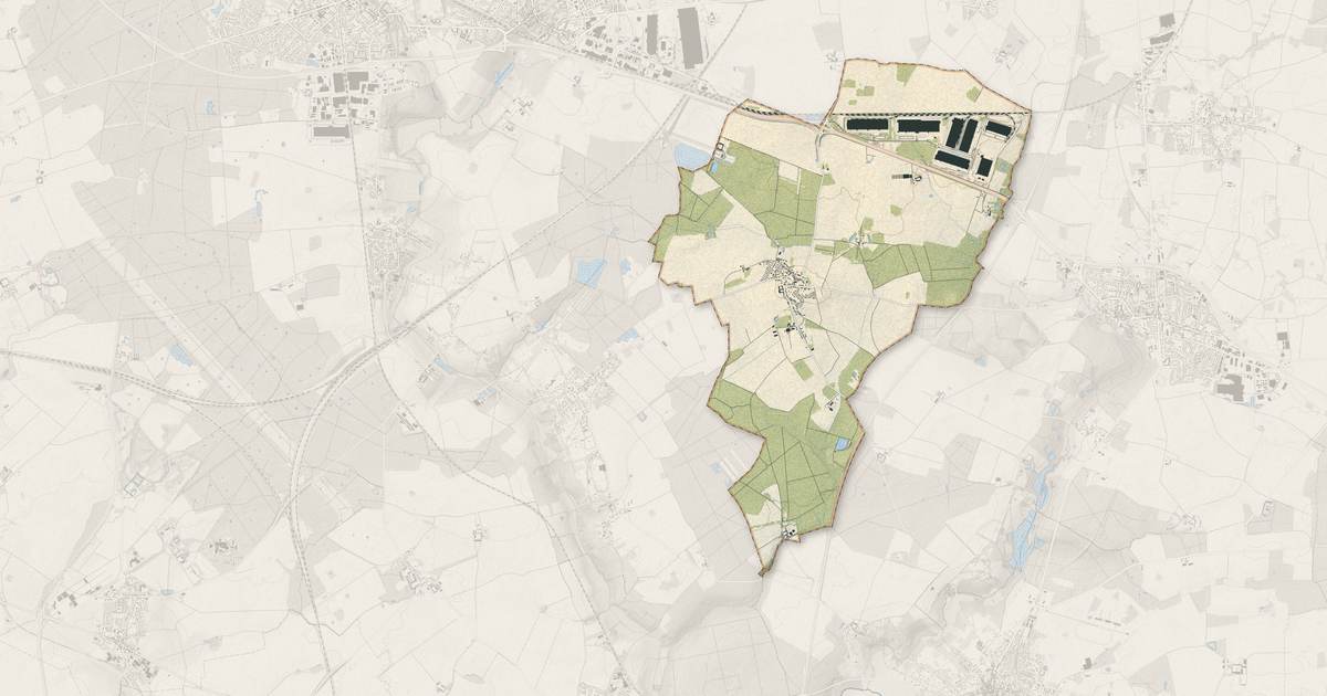 Portrait cartographique de Châtres : relief, eau, forêts, bâti et voies, calculés à partir des données de l'IGN