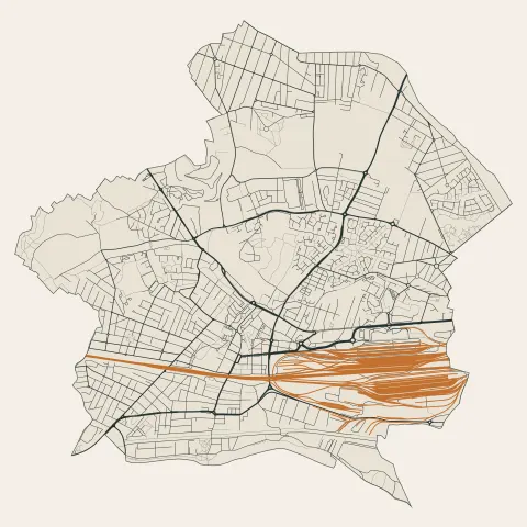 Chelles : voies