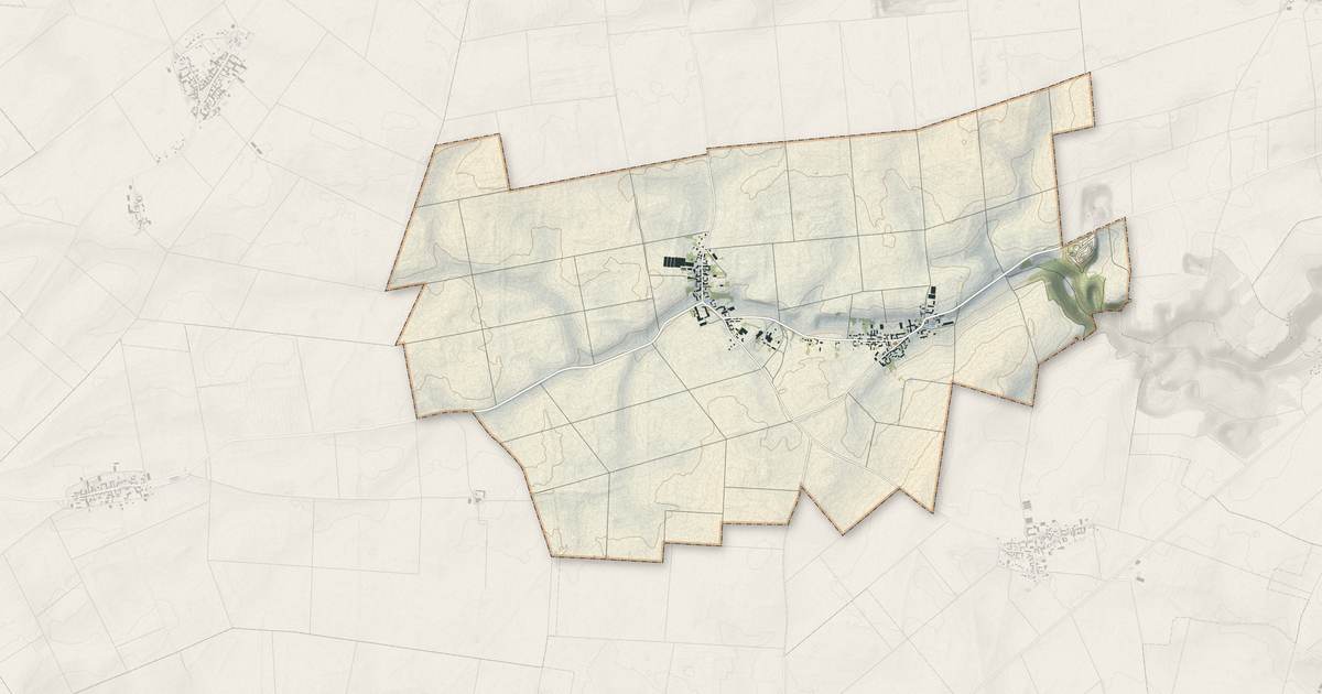 Portrait cartographique de Chevrainvilliers : relief, eau, forêts, bâti et voies, calculés à partir des données de l'IGN