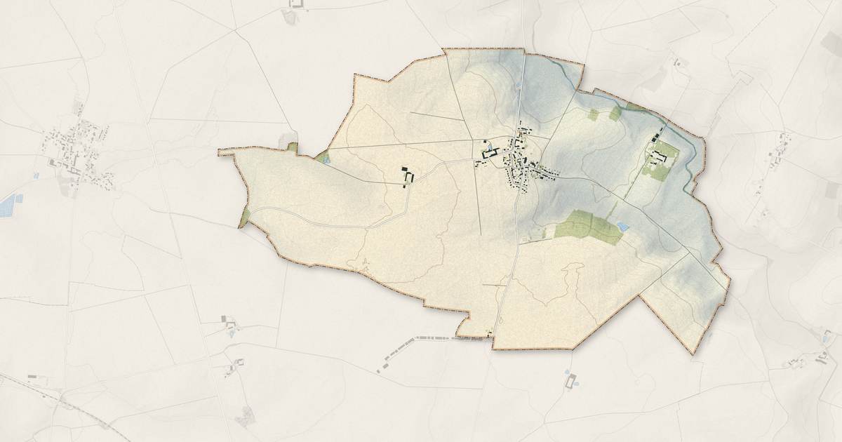 Portrait cartographique de Clos-Fontaine : relief, eau, forêts, bâti et voies, calculés à partir des données de l'IGN