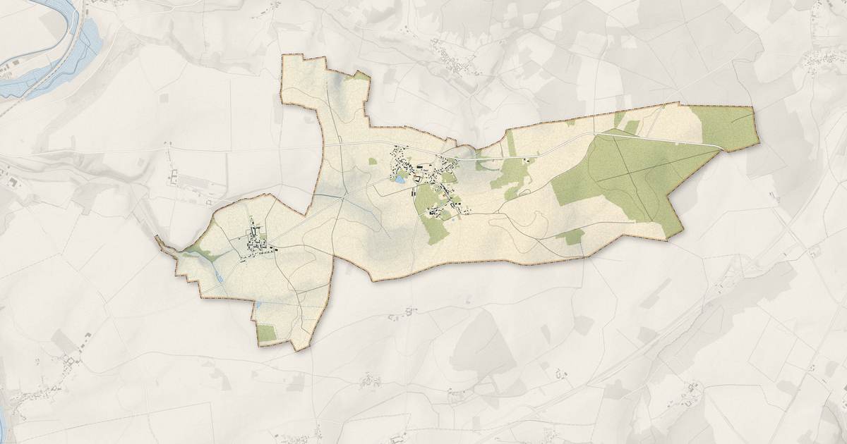 Portrait cartographique de Cocherel : relief, eau, forêts, bâti et voies, calculés à partir des données de l'IGN