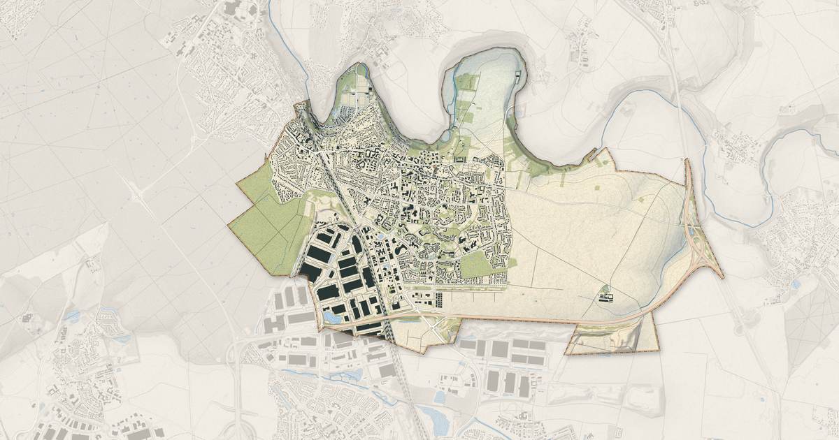 Portrait cartographique de Combs-la-Ville : relief, eau, forêts, bâti et voies, calculés à partir des données de l'IGN