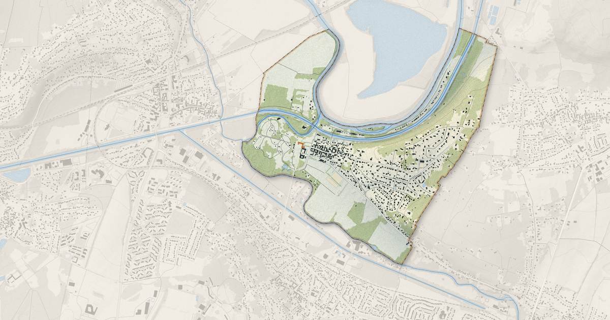 Portrait cartographique de Condé-Sainte-Libiaire : relief, eau, forêts, bâti et voies, calculés à partir des données de l'IGN