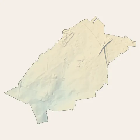 Coubert : relief