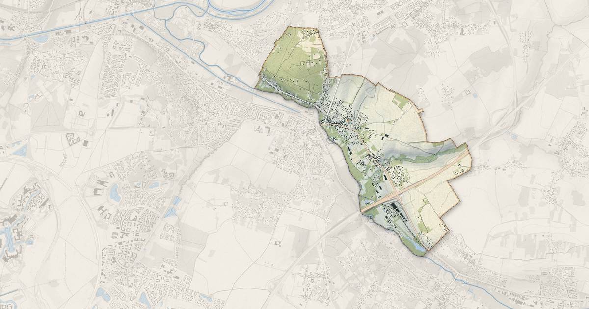 Portrait cartographique de Couilly-Pont-aux-Dames : relief, eau, forêts, bâti et voies, calculés à partir des données de l'IGN