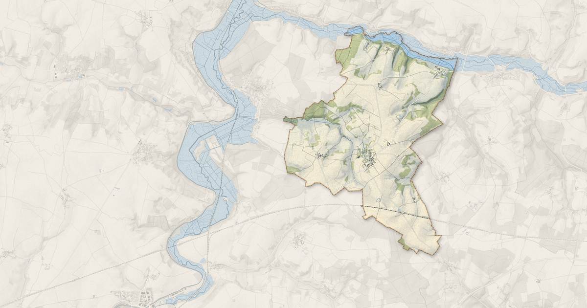 Portrait cartographique de Coulombs-en-Valois : relief, eau, forêts, bâti et voies, calculés à partir des données de l'IGN