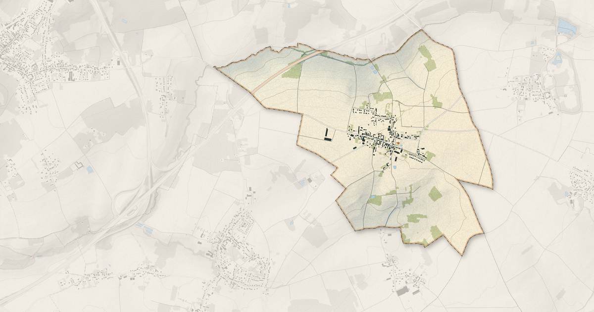 Portrait cartographique de Coulommes : relief, eau, forêts, bâti et voies, calculés à partir des données de l'IGN