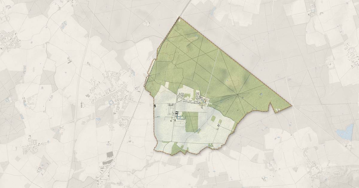Portrait cartographique de Crèvecœur-en-Brie : relief, eau, forêts, bâti et voies, calculés à partir des données de l'IGN