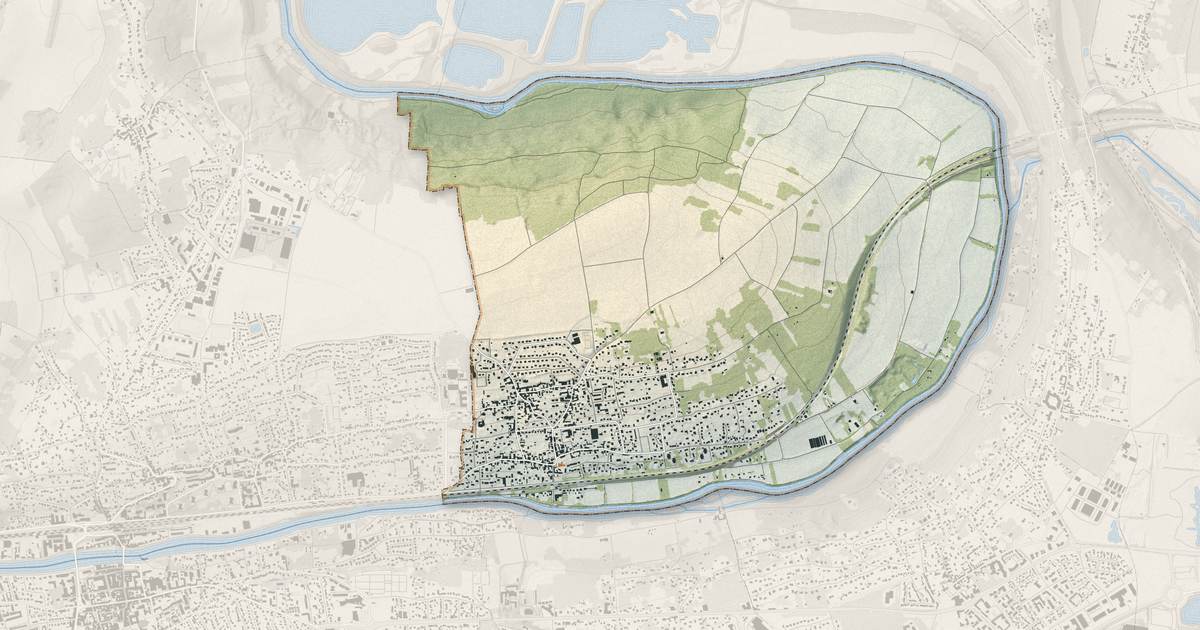 Portrait cartographique de Dampmart : relief, eau, forêts, bâti et voies, calculés à partir des données de l'IGN