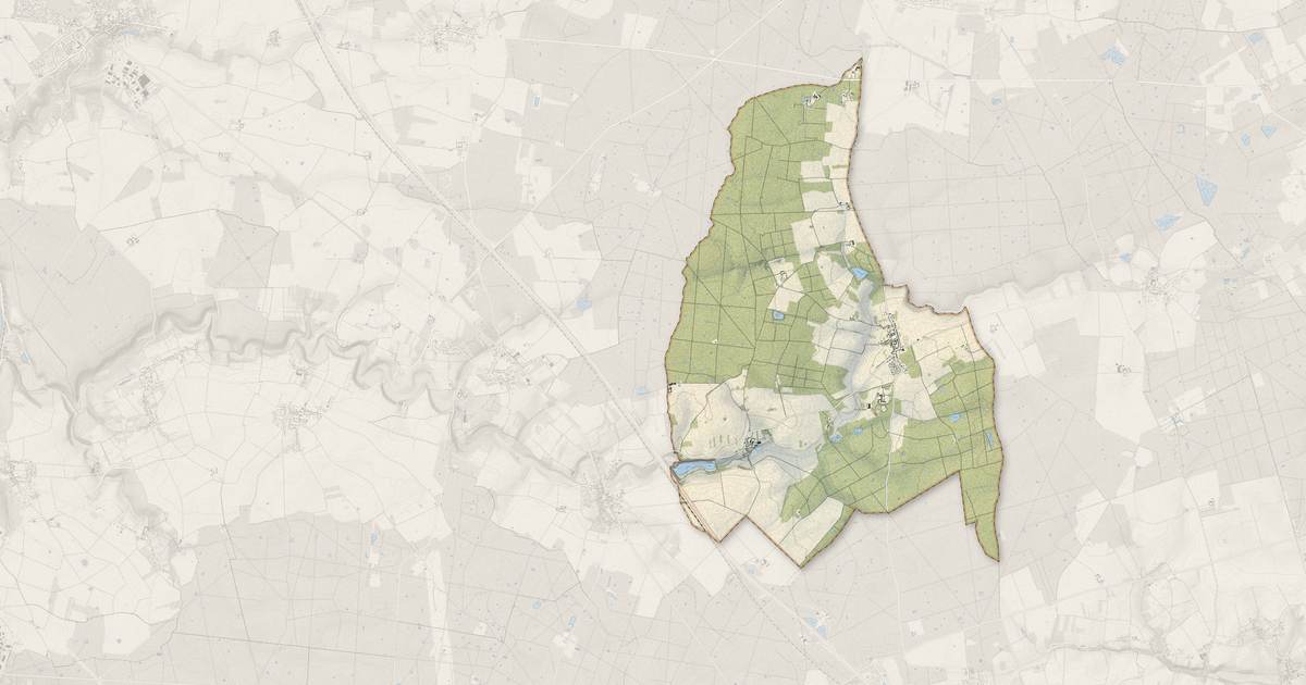 Portrait cartographique de Échouboulains : relief, eau, forêts, bâti et voies, calculés à partir des données de l'IGN