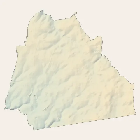Égreville : relief