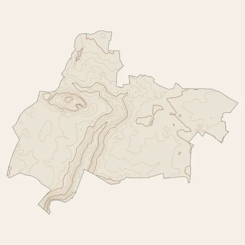 Fontenay-Trésigny : courbes de niveau