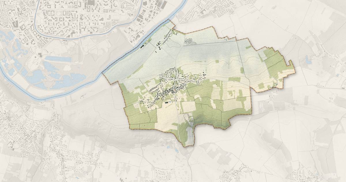 Portrait cartographique de Fublaines : relief, eau, forêts, bâti et voies, calculés à partir des données de l'IGN