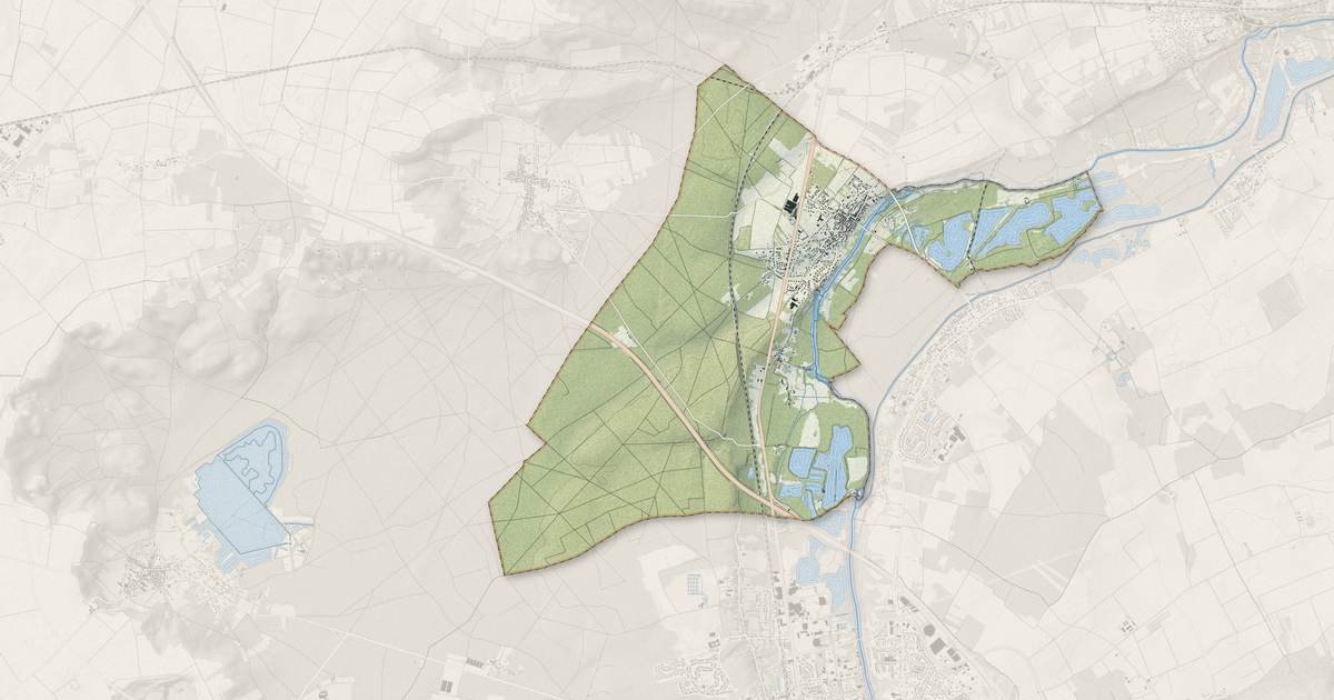 Portrait cartographique de Grez-sur-Loing : relief, eau, forêts, bâti et voies, calculés à partir des données de l'IGN