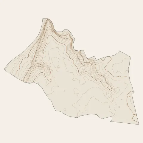 Héricy : courbes de niveau