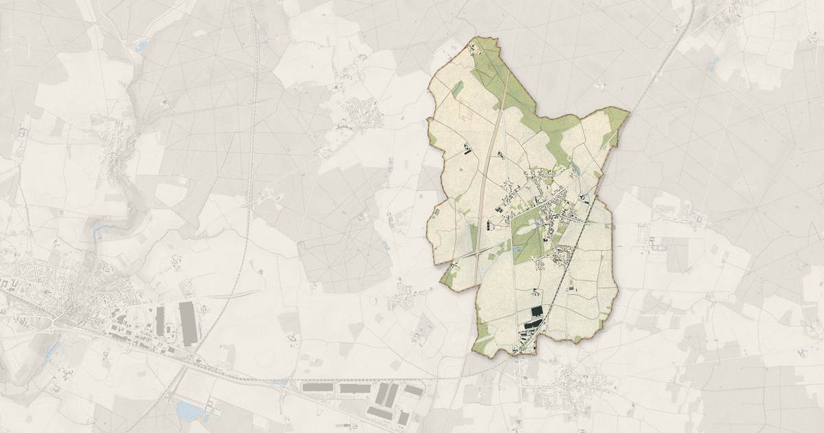 Portrait cartographique de La Houssaye-en-Brie : relief, eau, forêts, bâti et voies, calculés à partir des données de l'IGN