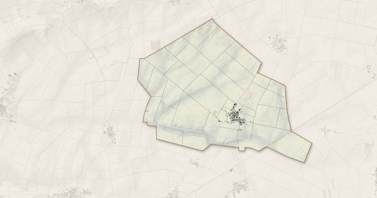 Portrait cartographique de Ichy : relief, eau, forêts, bâti et voies, calculés à partir des données de l'IGN