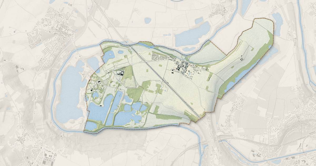 Portrait cartographique de Jablines : relief, eau, forêts, bâti et voies, calculés à partir des données de l'IGN