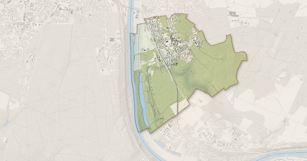 Portrait cartographique de Livry-sur-Seine : relief, eau, forêts, bâti et voies, calculés à partir des données de l'IGN