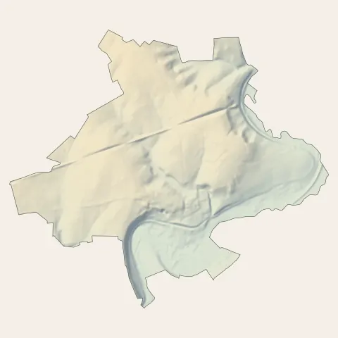 Lizy-sur-Ourcq : relief