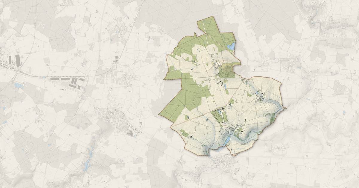 Portrait cartographique de Lumigny-Nesles-Ormeaux : relief, eau, forêts, bâti et voies, calculés à partir des données de l'IGN