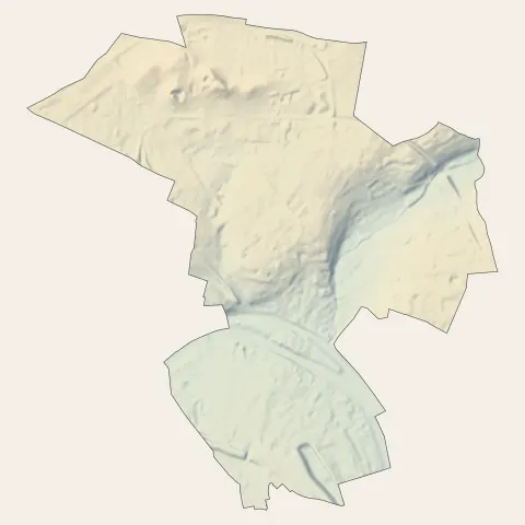 Melun : relief