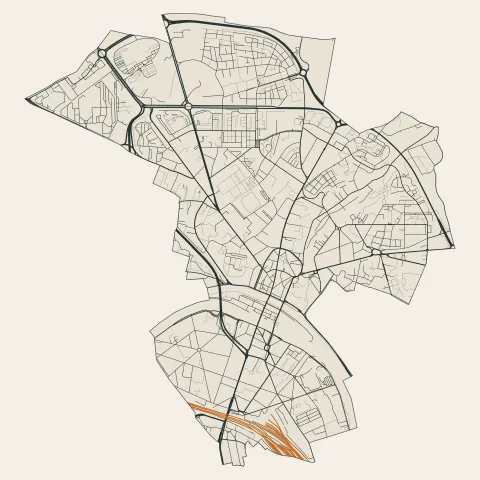 Melun : voies