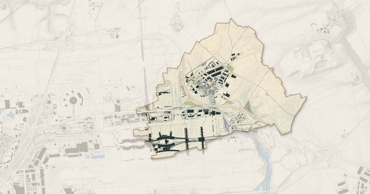 Portrait cartographique de Le Mesnil-Amelot : relief, eau, forêts, bâti et voies, calculés à partir des données de l'IGN