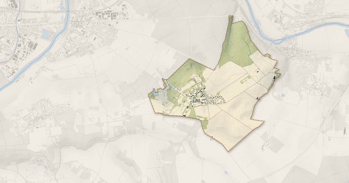 Portrait cartographique de Montceaux-lès-Meaux : relief, eau, forêts, bâti et voies, calculés à partir des données de l'IGN