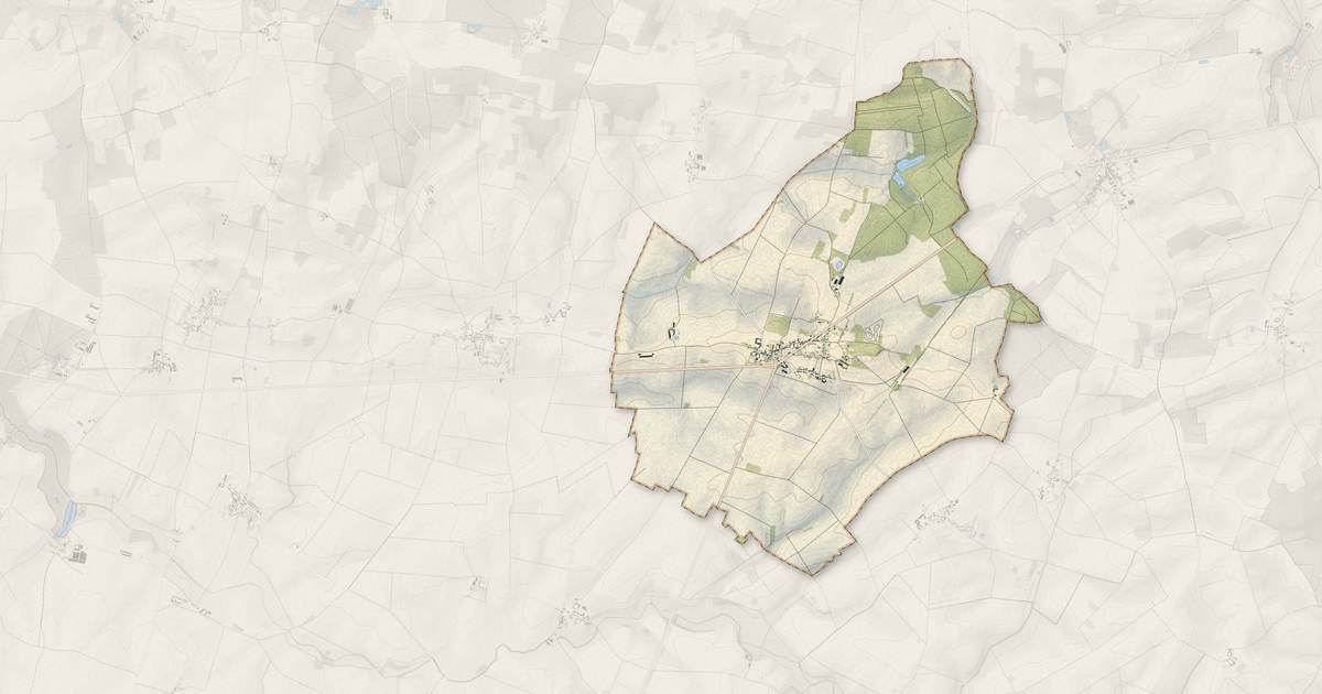 Portrait cartographique de Montceaux-lès-Provins : relief, eau, forêts, bâti et voies, calculés à partir des données de l'IGN