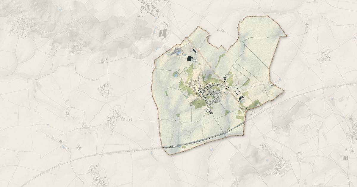 Portrait cartographique de Monthyon : relief, eau, forêts, bâti et voies, calculés à partir des données de l'IGN