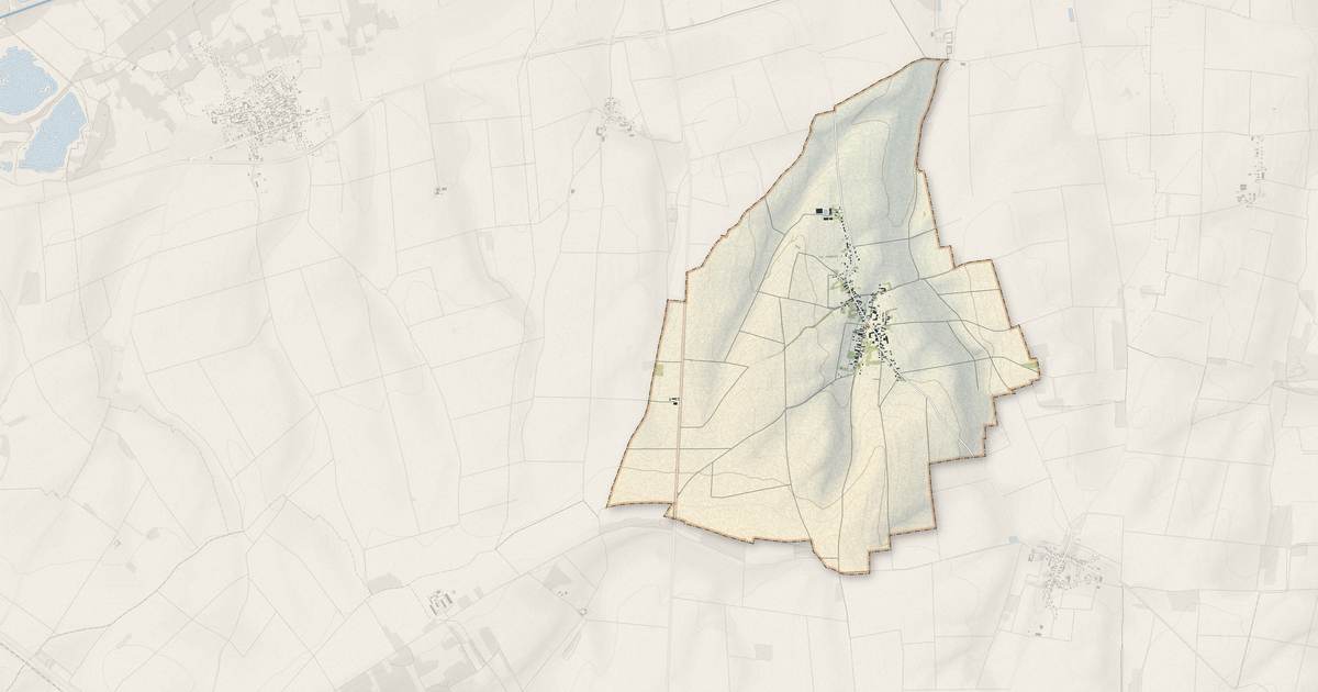 Portrait cartographique de Montigny-le-Guesdier : relief, eau, forêts, bâti et voies, calculés à partir des données de l'IGN