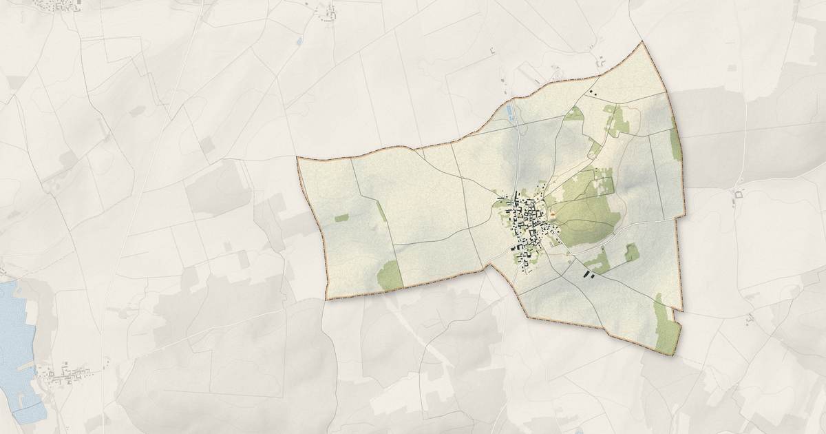 Portrait cartographique de Montmachoux : relief, eau, forêts, bâti et voies, calculés à partir des données de l'IGN
