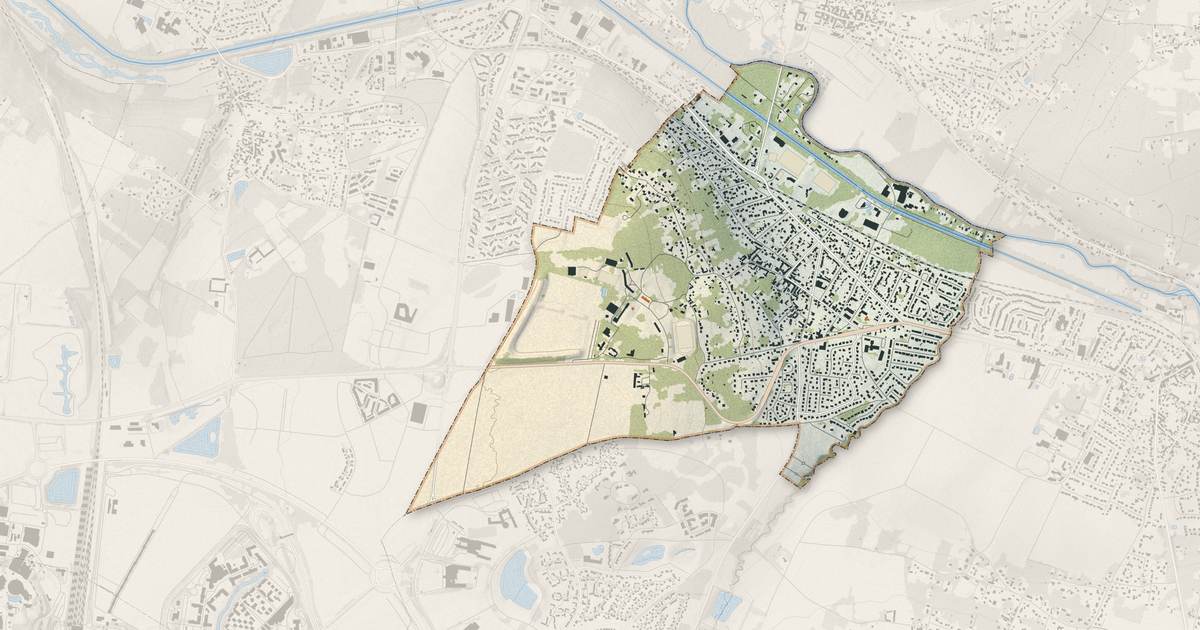 Portrait cartographique de Montry : relief, eau, forêts, bâti et voies, calculés à partir des données de l'IGN