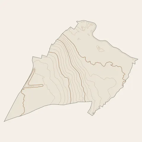 Montry : courbes de niveau