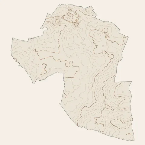 Mormant : courbes de niveau
