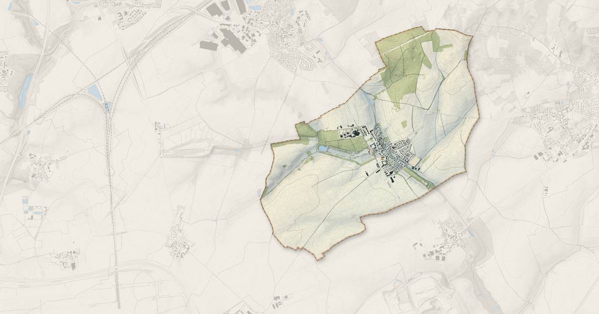 Portrait cartographique de Moussy-le-Vieux : relief, eau, forêts, bâti et voies, calculés à partir des données de l'IGN