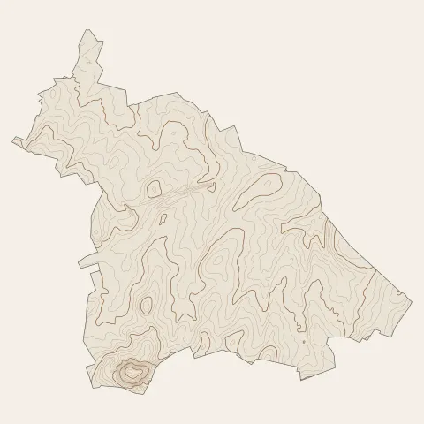Othis : courbes de niveau