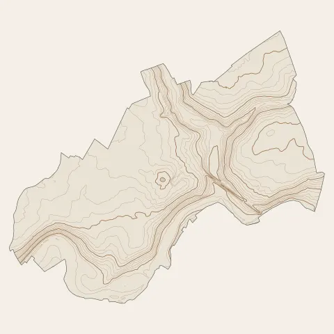 Ozouer-le-Voulgis : courbes de niveau