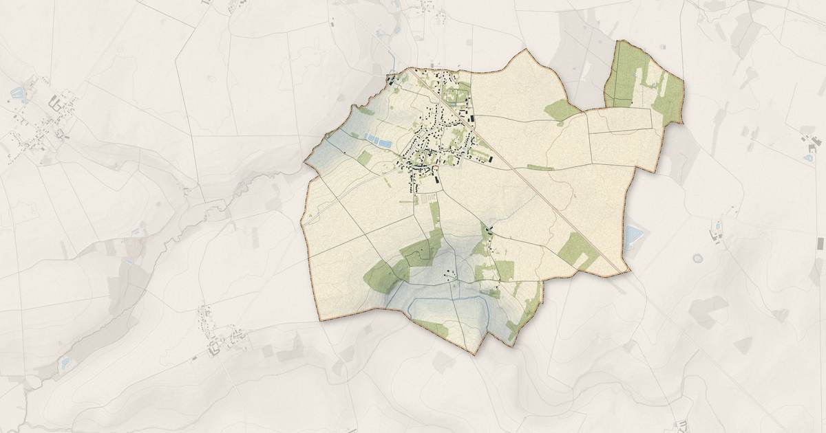 Portrait cartographique de Le Plessis-Feu-Aussoux : relief, eau, forêts, bâti et voies, calculés à partir des données de l'IGN