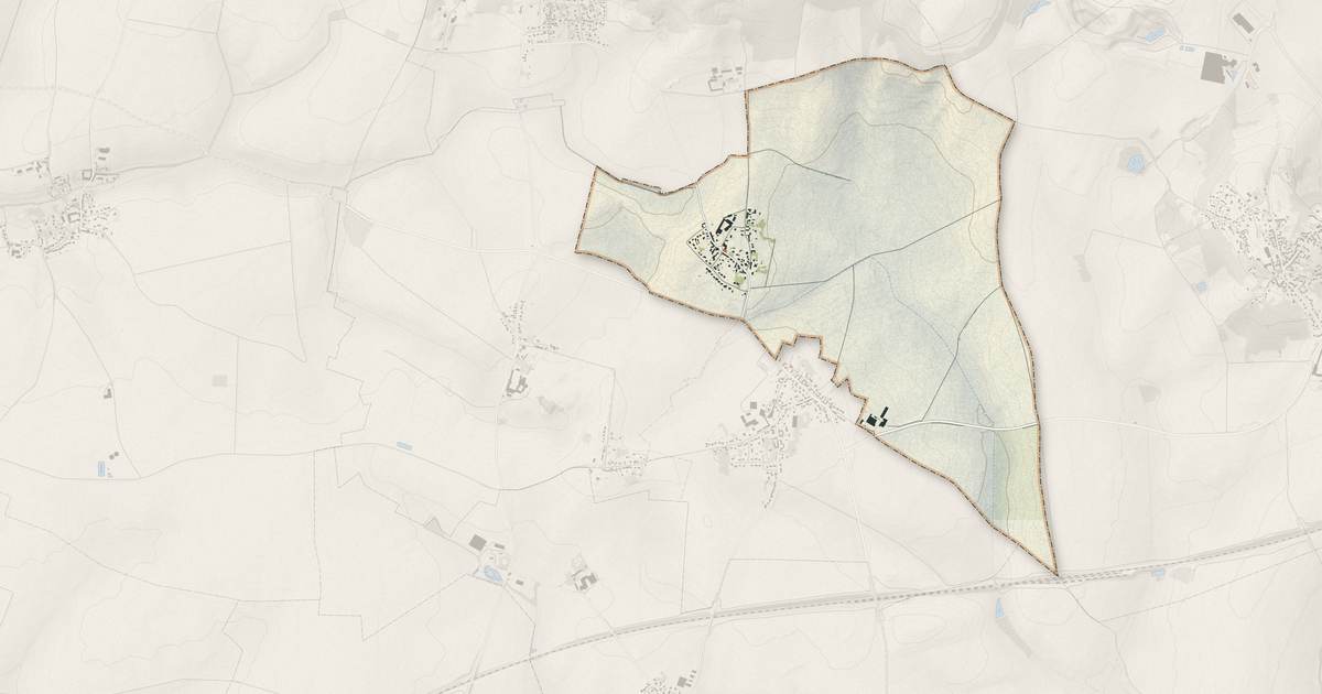 Portrait cartographique de Le Plessis-l'Évêque : relief, eau, forêts, bâti et voies, calculés à partir des données de l'IGN