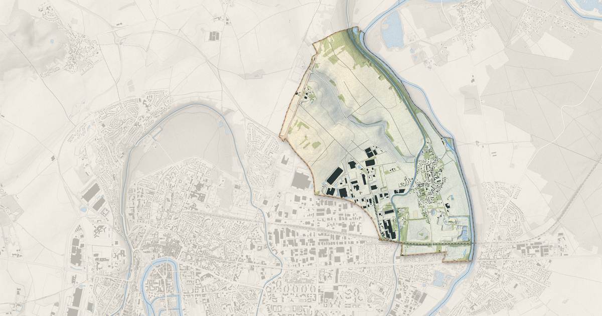 Portrait cartographique de Poincy : relief, eau, forêts, bâti et voies, calculés à partir des données de l'IGN