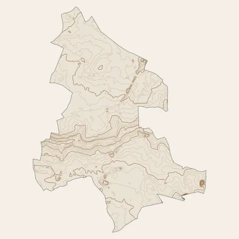 Pontault-Combault : courbes de niveau