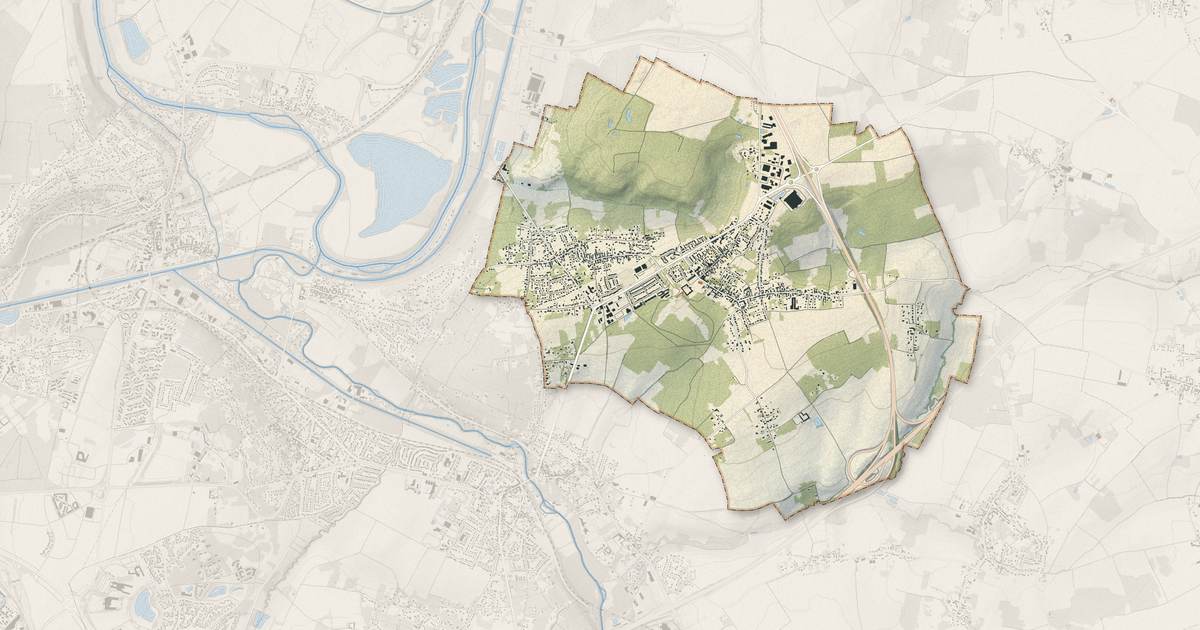 Portrait cartographique de Quincy-Voisins : relief, eau, forêts, bâti et voies, calculés à partir des données de l'IGN