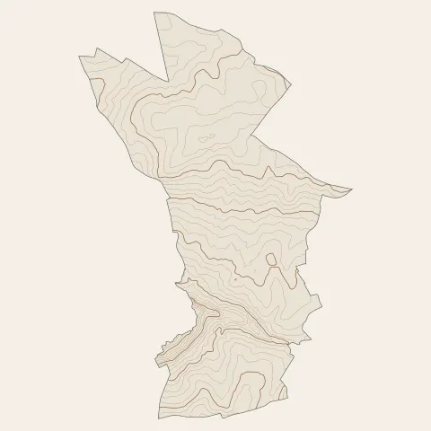 Rebais : courbes de niveau